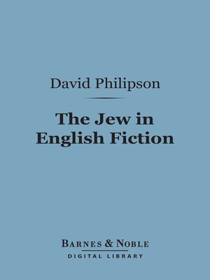 cover image of The Jew in English Fiction (Barnes & Noble Digital Library)